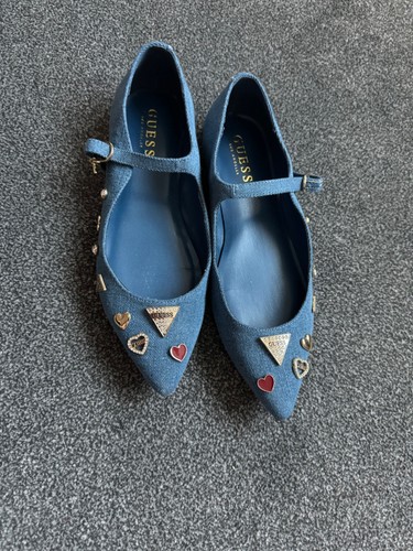 Guess denim charm shoes mary - charm,