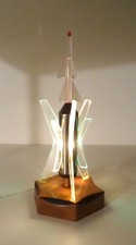 VERY RARE ORIGINAL MID CENTURY VINTAGE SPACE AGE 60S ROCKET DESK LAMP 