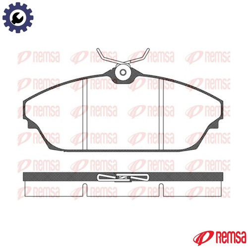 Brake pad set disc - pad,