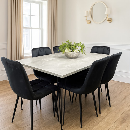 Dining table with chairs - dining,