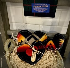 PRIMITIVE PENDLETON WOOL  BOWL