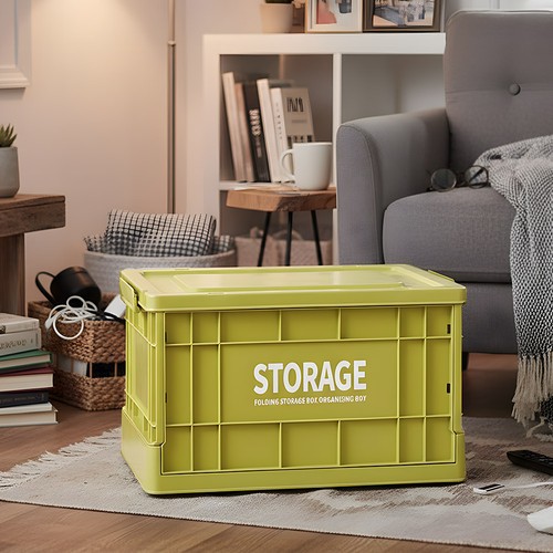 Plastic foldable storage - plastic,