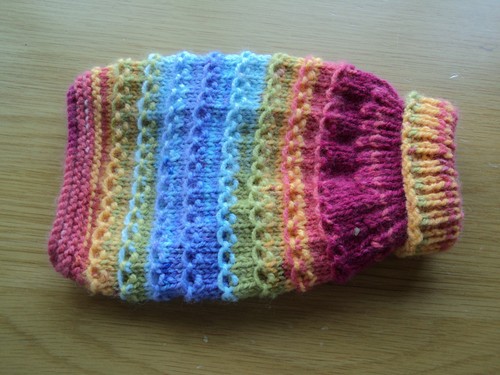 Hand knitted dog cat - hand,
