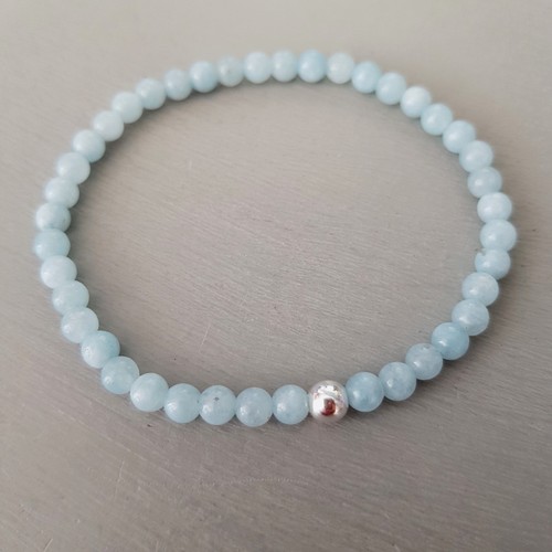 925 silver real aquamarine - real,