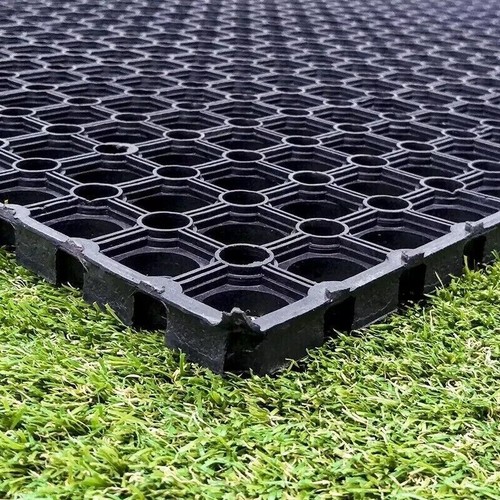 10x rubber grass mats 23mm - rubber,