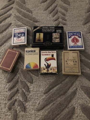 Vintage and new playing cards - playing,