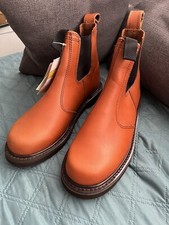 Hoggs Professional Orion Waterproof Mens Chelsea boots Brown Size 8 New With Tag