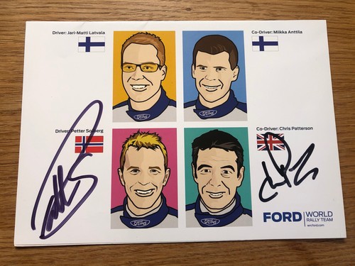 Petter solberg signed ford - solberg,