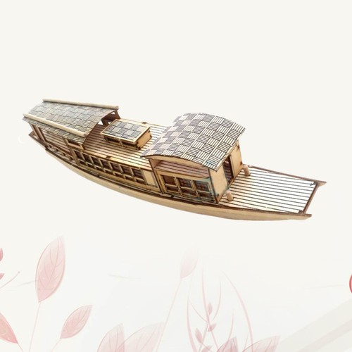Wooden boat decor - boat,