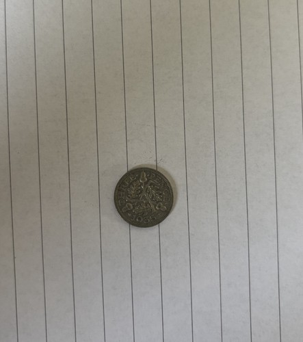 1935 george threepence 3d - v,