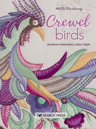 Crewel birds jacobean - crewel,