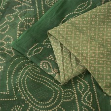 Sanskriti Vintage Sarees Green