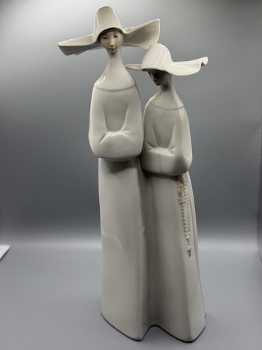Lladro nuns porcelain - lladro,