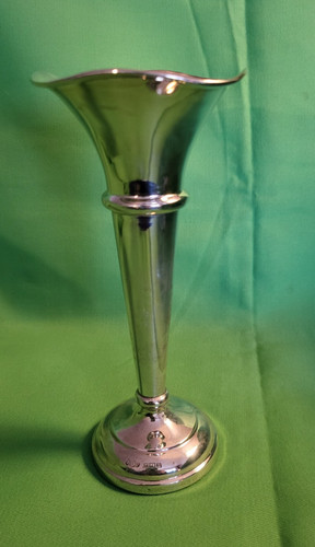 Sterling silver small vase
