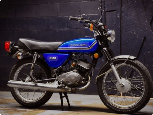 Kawasaki kh100 77 - kawasaki, 76-77