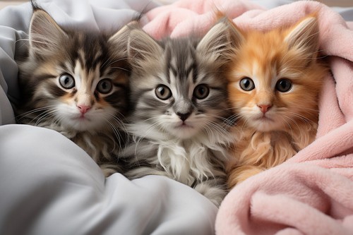 Cute kittens cat canvas - cute,