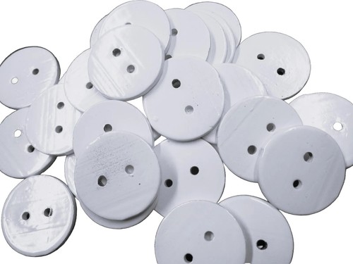 White lead penny - white,