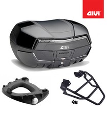 GIVI Black Top Case Kit V58NNTB + Plate KTM 890 SMT 2023 2024
