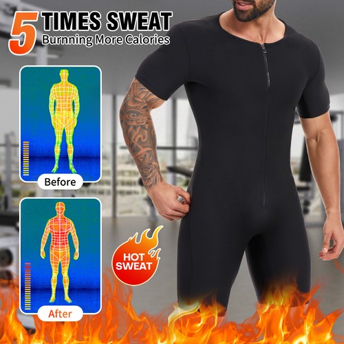 Men sauna suit shirt heat - suit,