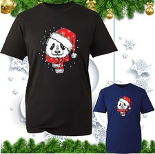 Christmas Panda T-Shirt Santa