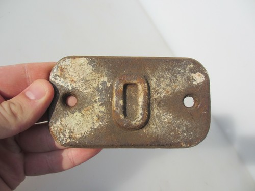 Vintage iron railway number - railway,