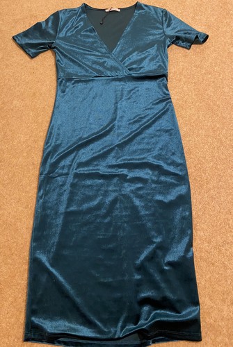 Zara trafaluc green velvet - green,