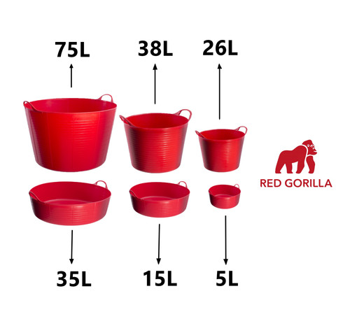Red gorilla tub - red,