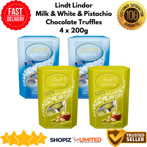 Lindt lindor milk and white - lindt,
