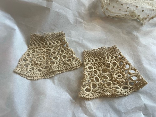 Vtg lace sleeves bobbin - vtg, irish