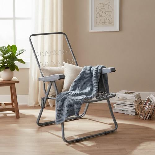 Recliner chair charcoal steel - recliner,