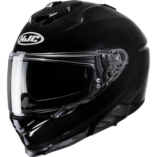 Hjc i71 black motorbike - hjc,