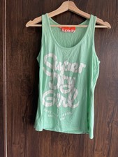 Superdry Women’s Green “Super Dry Girl” Tank Top - Size M