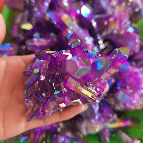 Natural aura purple titanium - natural,