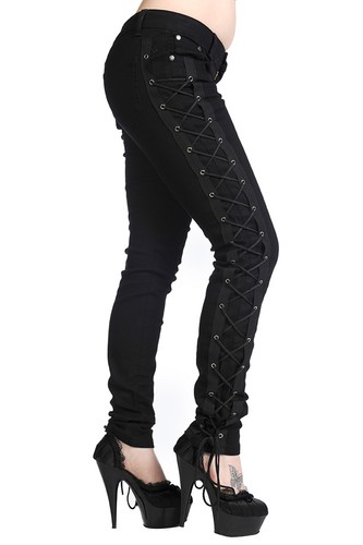 Black corset goth - black,