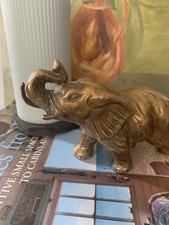 Heavy Vintage Trunk Up Brass