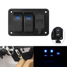 2 Gang Toggle Switch Panel