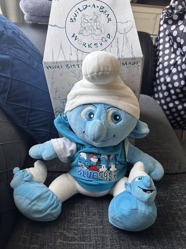Build bear smurf with blue - a,