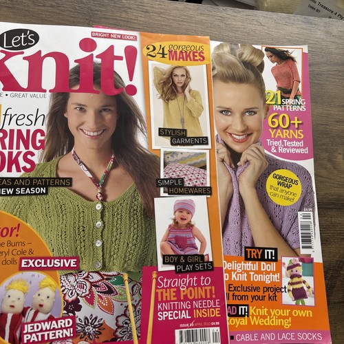 Lets knit magazines vgc - x,