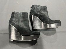 Michael Kors Black Swede Wedge