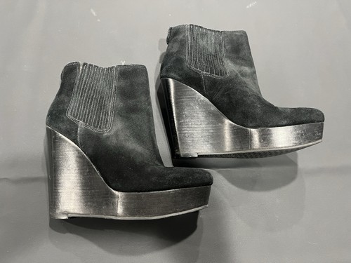 Michael kors black swede - black, wedge