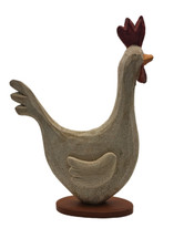 Rustic Wooden Chicken Ornament Farmhouse Country Home Kitchen Decor Gift