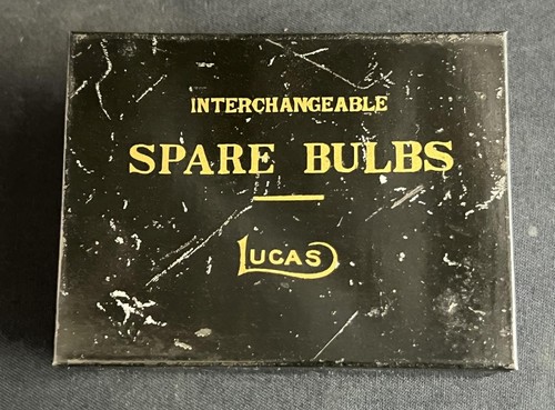 Lucas tin vintage spare - vintage,