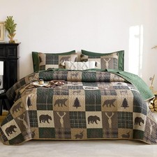 Rustic Cabin Quilt Set King