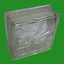 195mm Wavy Clear Glass