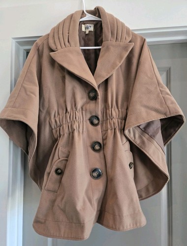 Jolt women camel cape - women's, coat