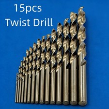 15PCS Cobalt HSS Drill Bit Set