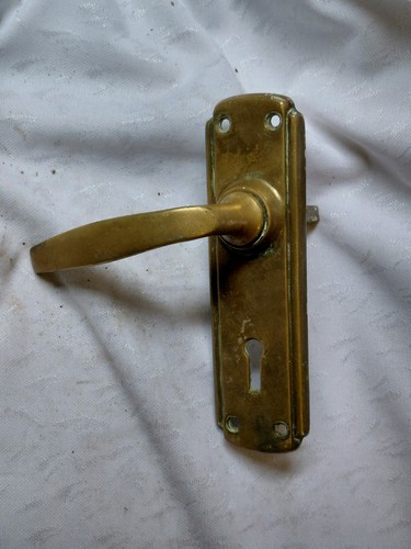 One single old vintage - single, brass