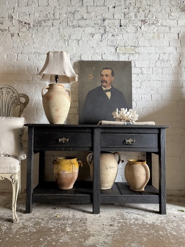 Antique rustic farmhouse oak - rustic,