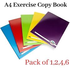 A4 Exercise Book Lined Ruled Homework Writing Copy 120 Pages School Notebooks UK