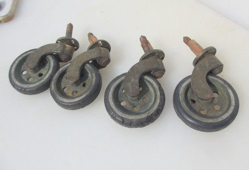 Vintage brass rubber - vintage,